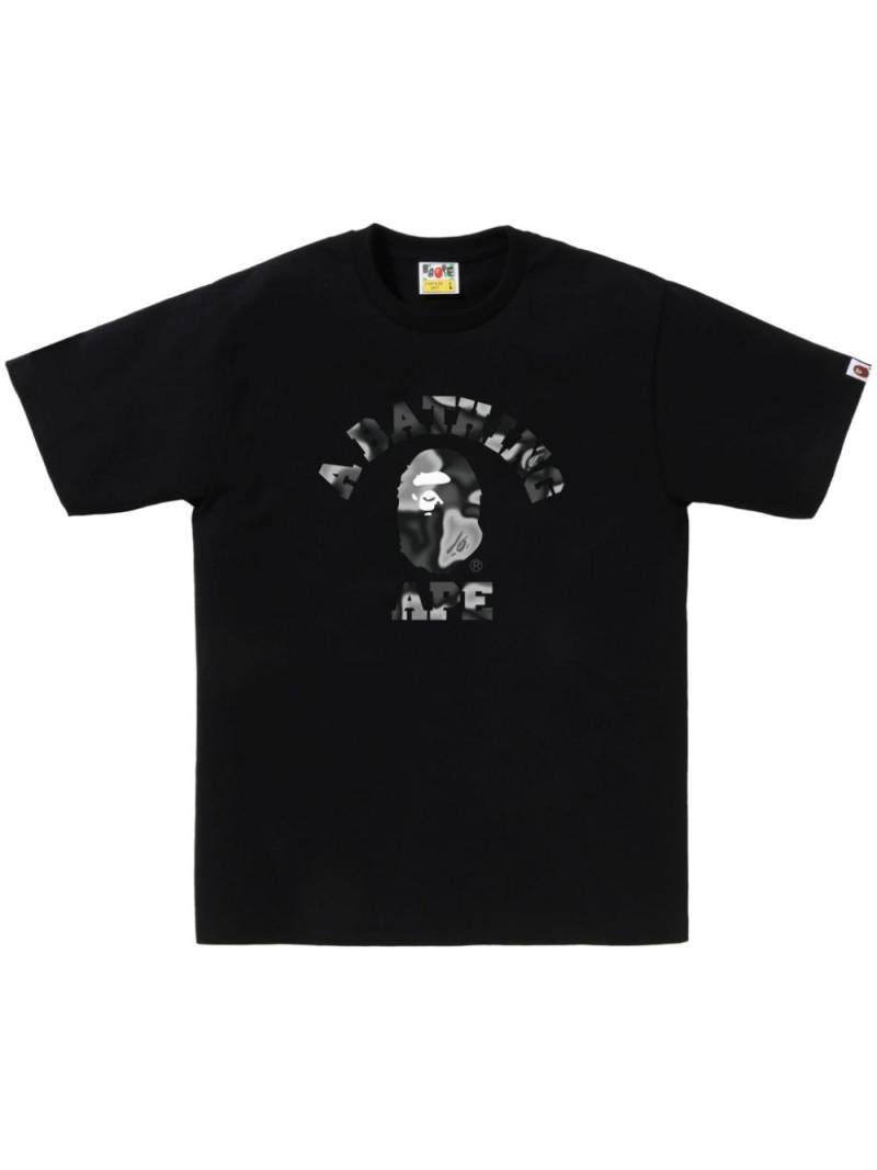 A BATHING APE® logo-print cotton t-shirt - Black von A BATHING APE®