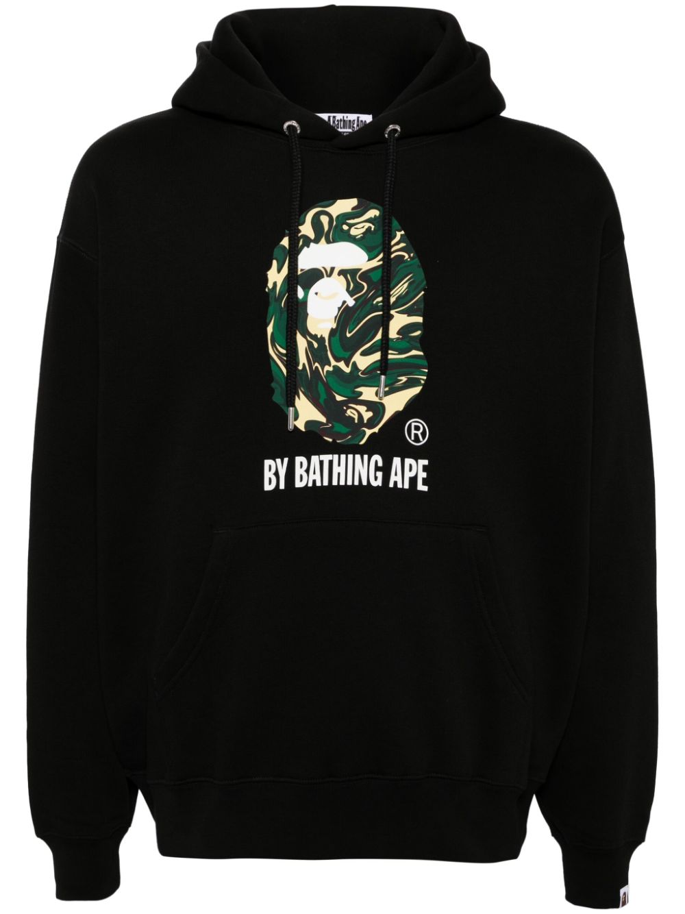 A BATHING APE® logo print hoodie - Black von A BATHING APE®