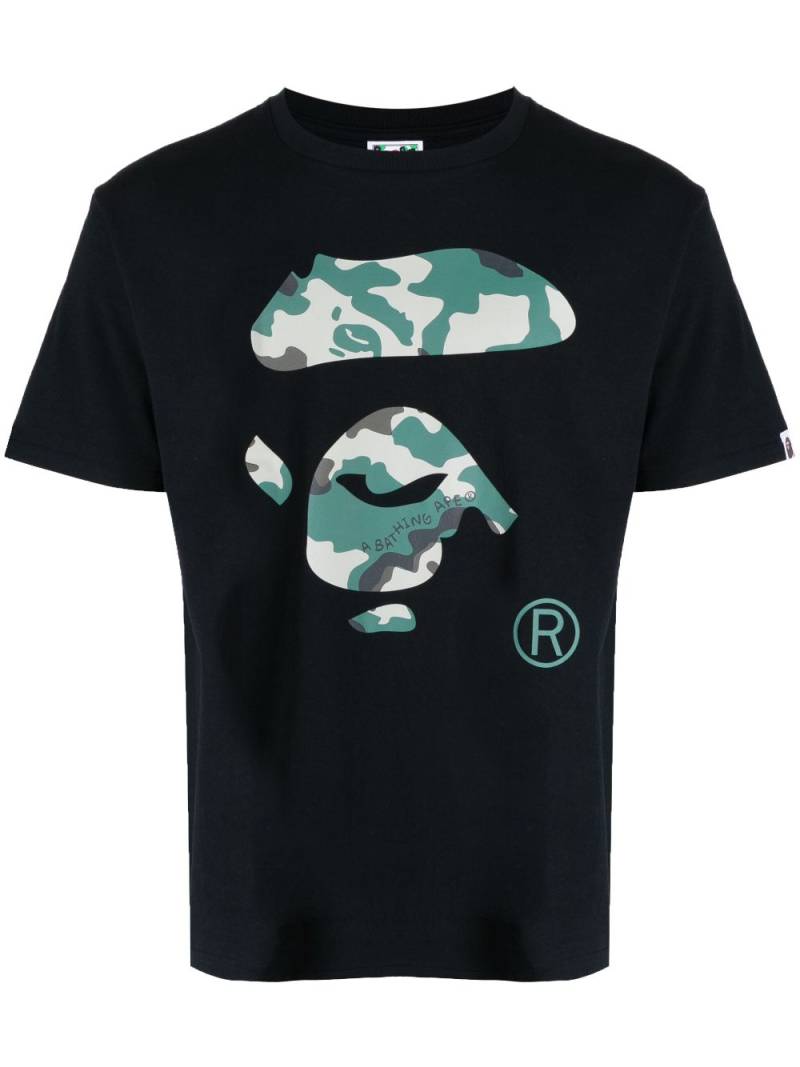 A BATHING APE® logo-print short-sleeve T-shirt - Black von A BATHING APE®