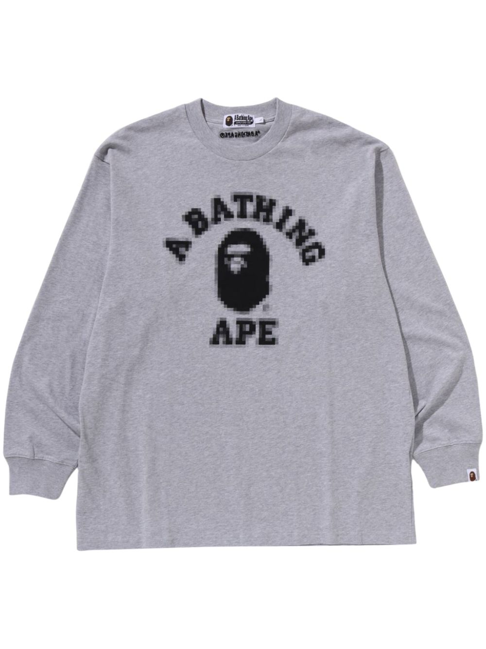 A BATHING APE® logo-print sweatshirt - Grey von A BATHING APE®