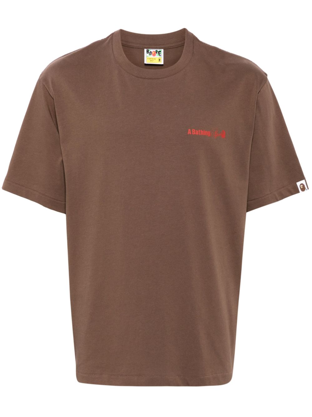 A BATHING APE® logo-print t-shirt - Brown von A BATHING APE®