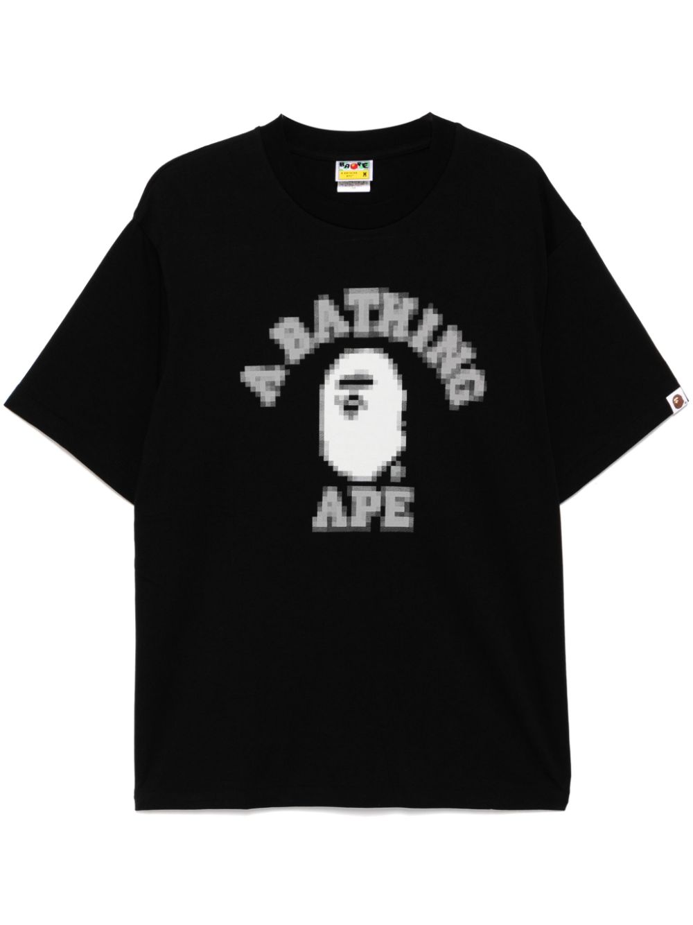 A BATHING APE® logo printed T-shirt - Black von A BATHING APE®