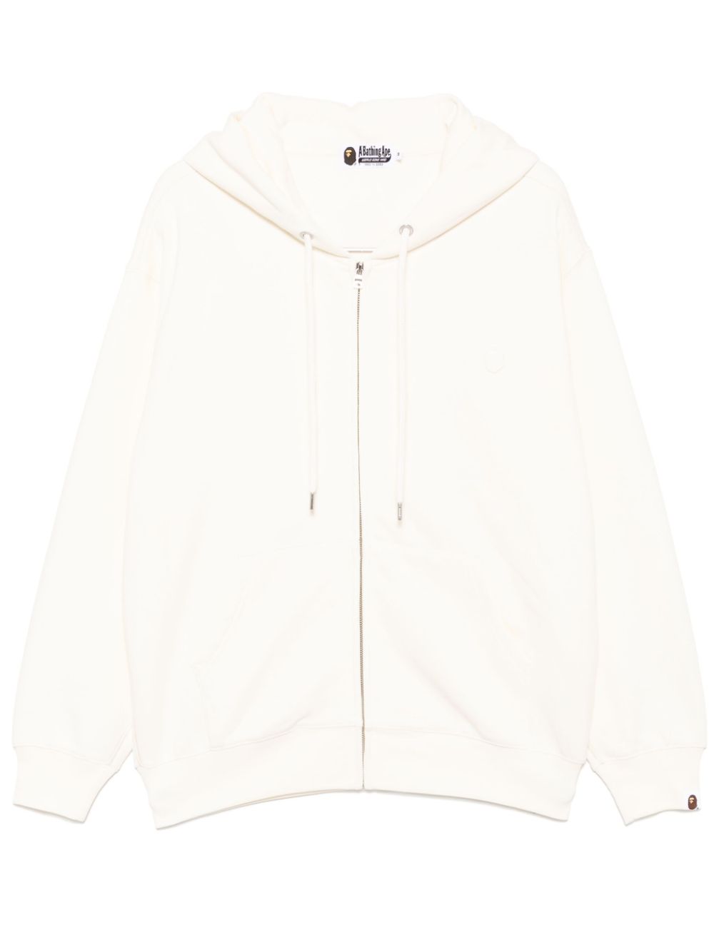 A BATHING APE® one-point zip-up hoodie - Neutrals von A BATHING APE®