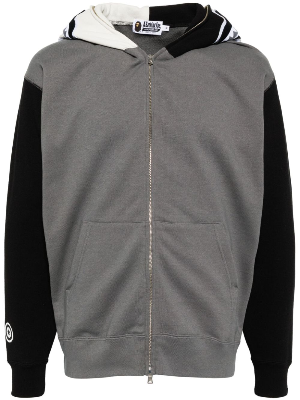 A BATHING APE® shark full-zip hoodie - Grey von A BATHING APE®