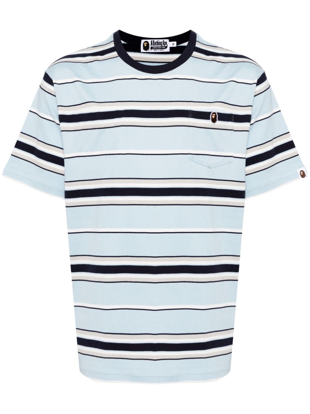 A BATHING APE® stripe T-shirt - Blue von A BATHING APE®