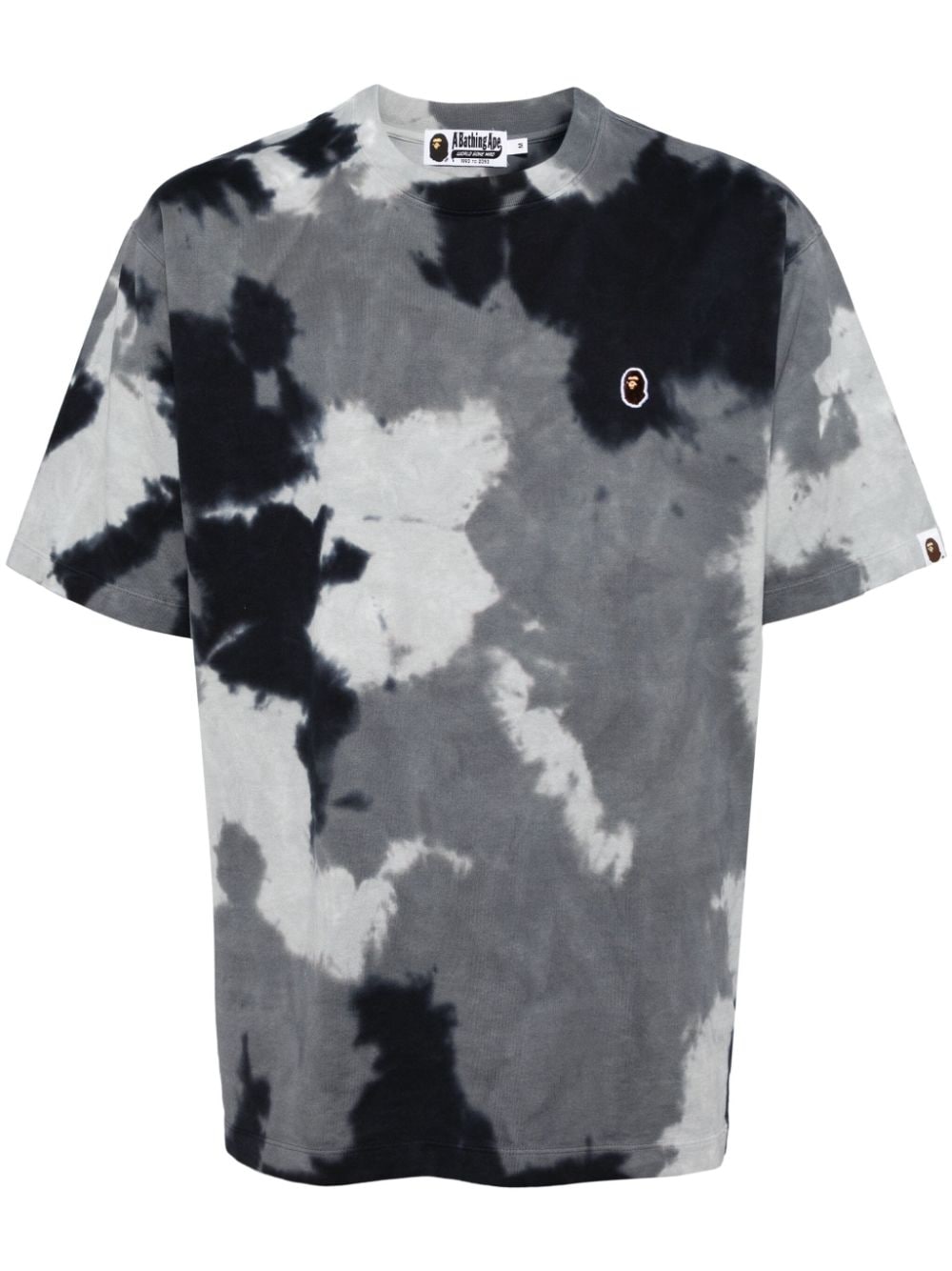 A BATHING APE® tie dye t-shirt - Black von A BATHING APE®