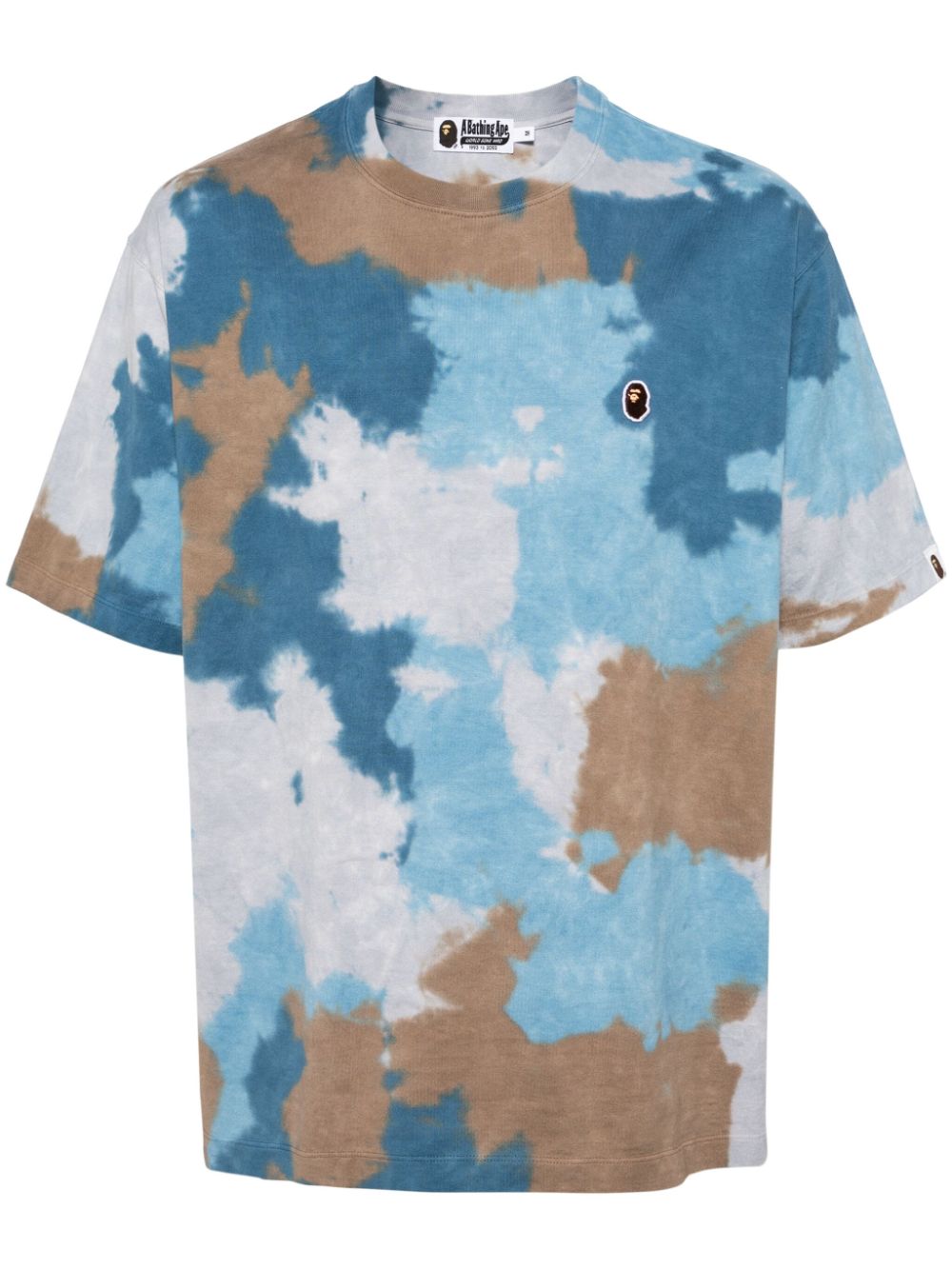 A BATHING APE® tie dye t-shirt - Blue von A BATHING APE®