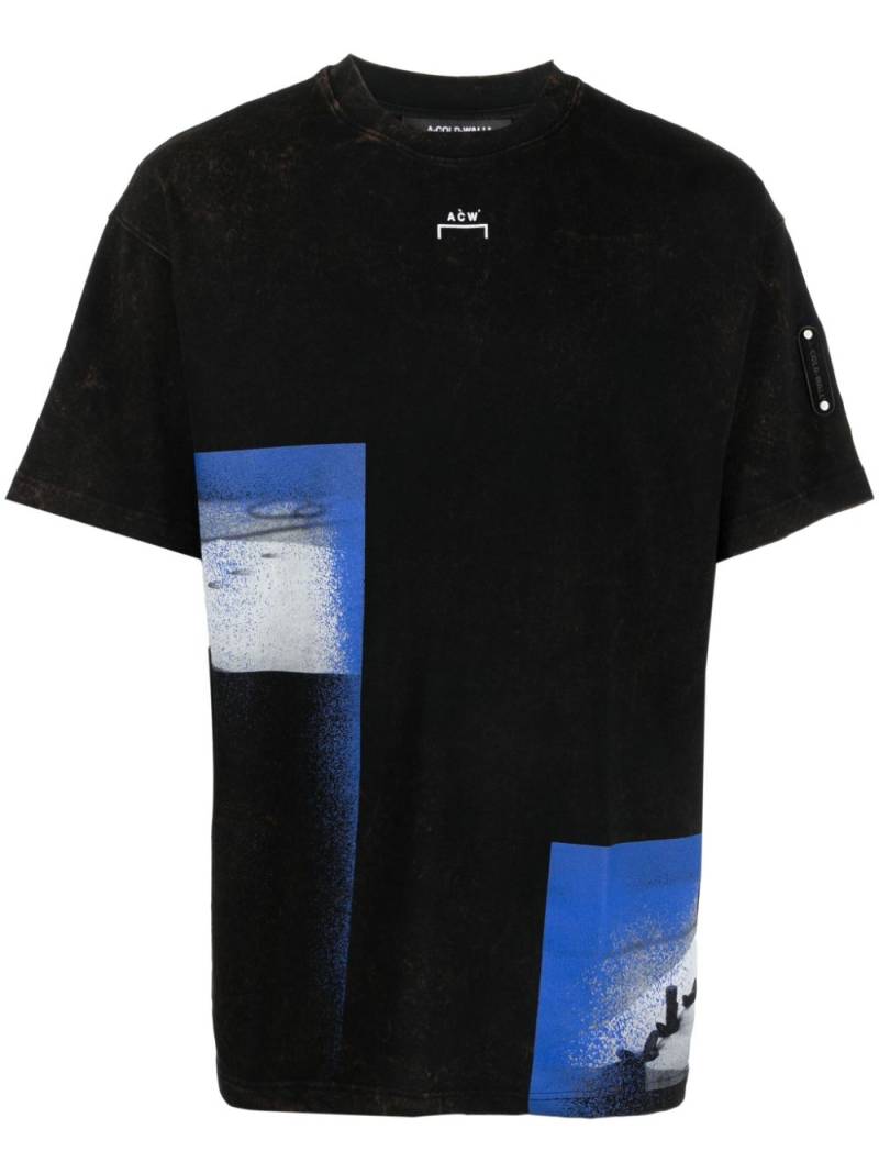 A-COLD-WALL* Bouchards cotton T-shirt - Black von A-COLD-WALL*