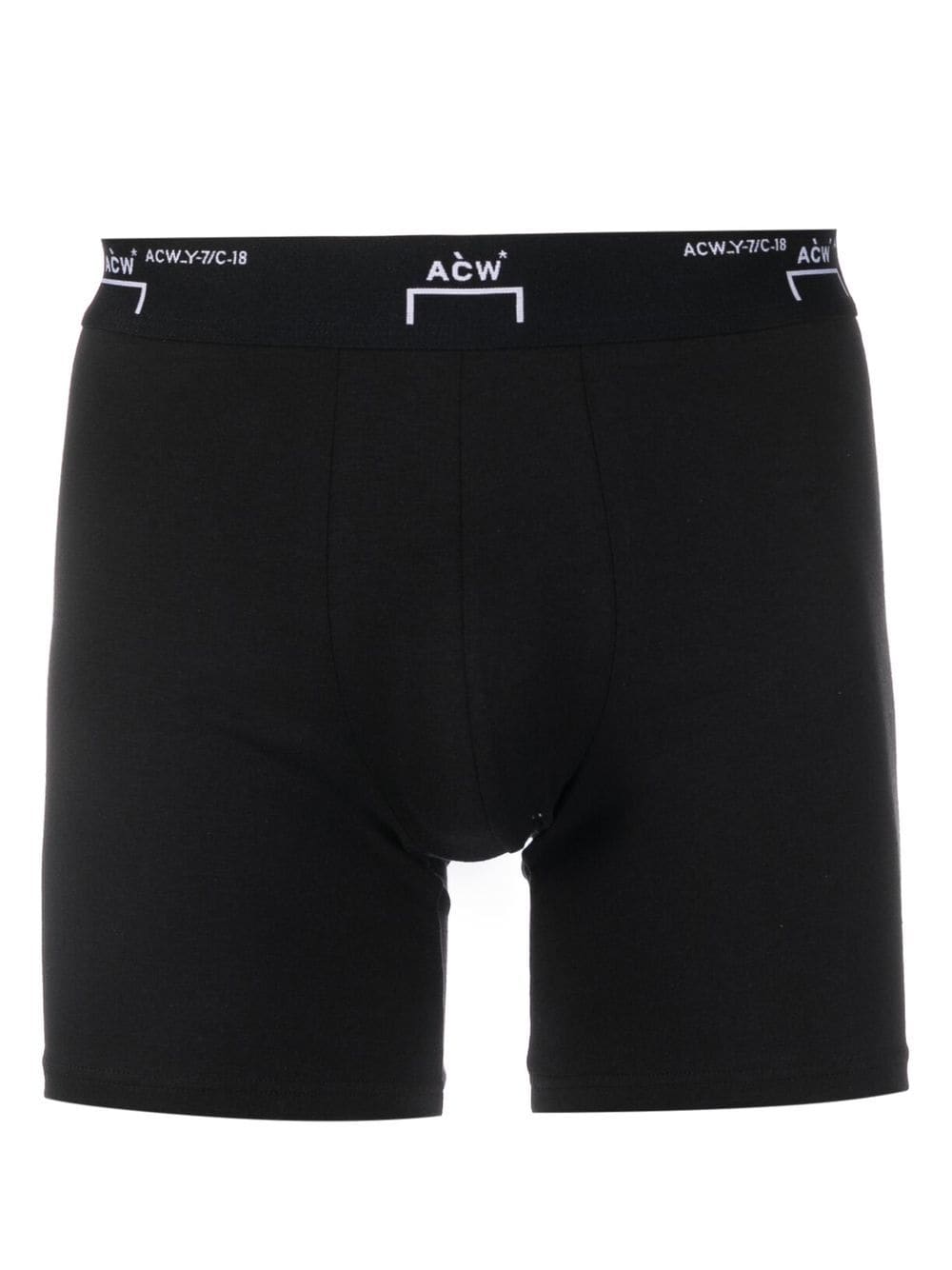 A-COLD-WALL* Bracket logo boxer shorts - Black von A-COLD-WALL*