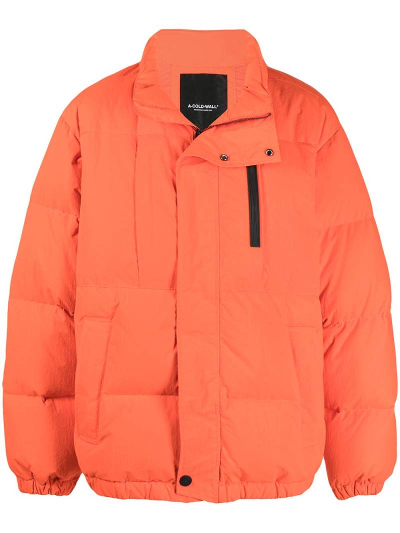 A-COLD-WALL* Cirrus puffer jacket - Orange von A-COLD-WALL*