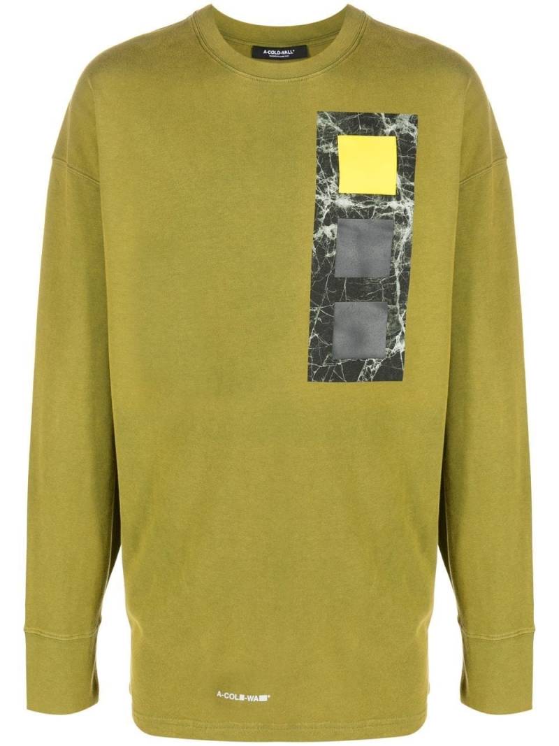 A-COLD-WALL* Cubist long-sleeve T-shirt - Green von A-COLD-WALL*