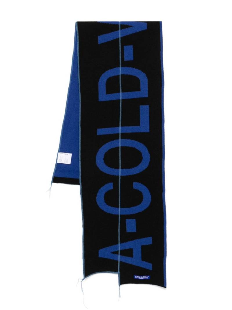 A-COLD-WALL* Fracture scarf - Blue von A-COLD-WALL*