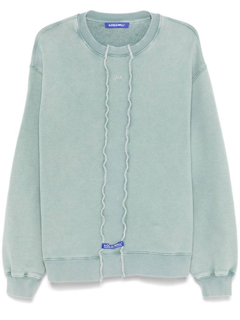 A-COLD-WALL* Fracture sweatshirt - Blue von A-COLD-WALL*