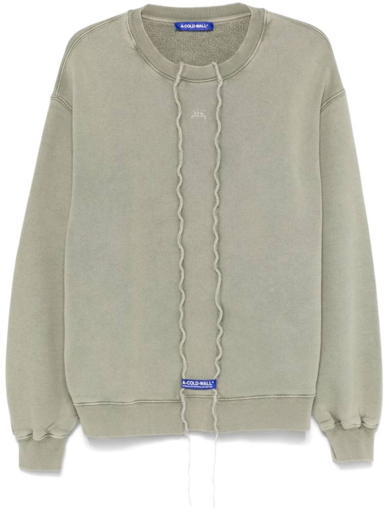 A-COLD-WALL* Fracture sweatshirt - Green von A-COLD-WALL*