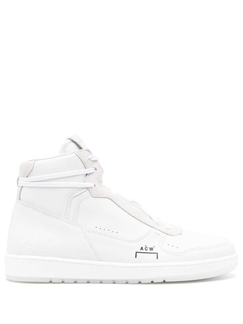 A-COLD-WALL* Luol high-top leather sneakers - White von A-COLD-WALL*