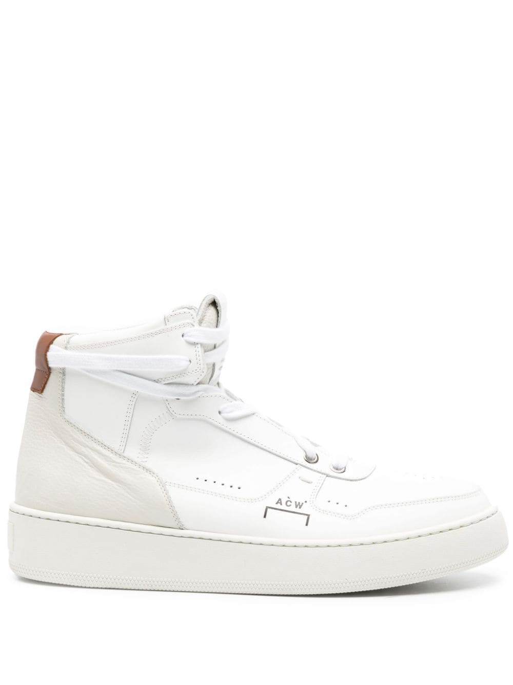 A-COLD-WALL* Luol high-top leather sneakers - White von A-COLD-WALL*