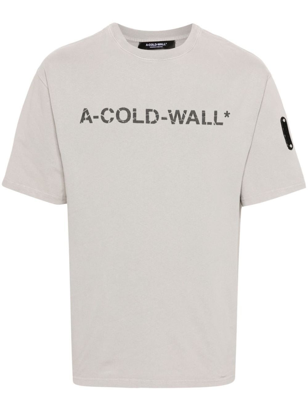 A-COLD-WALL* Overdye logo-print T-shirt - Grey von A-COLD-WALL*