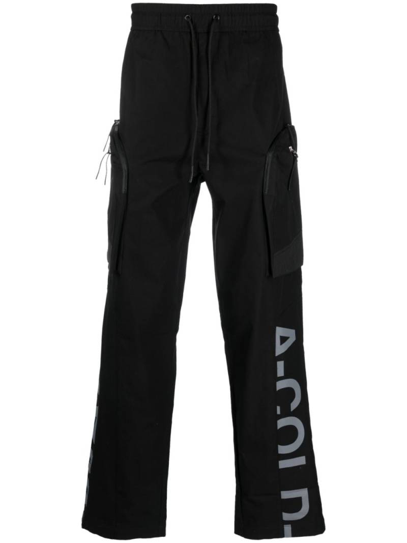 A-COLD-WALL* Overset Tech logo-print trousers - Black von A-COLD-WALL*