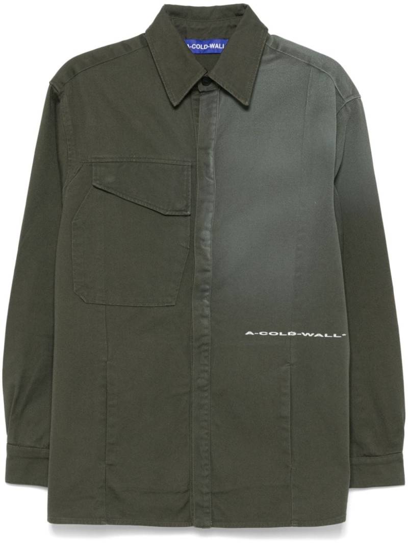 A-COLD-WALL* Oxidise shirt jacket - Green von A-COLD-WALL*