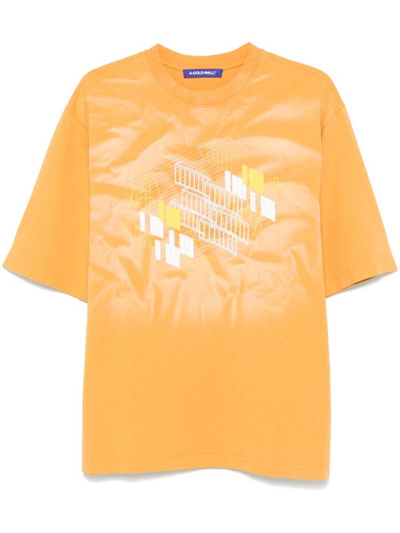 A-COLD-WALL* Schematic T-shirt - Yellow von A-COLD-WALL*