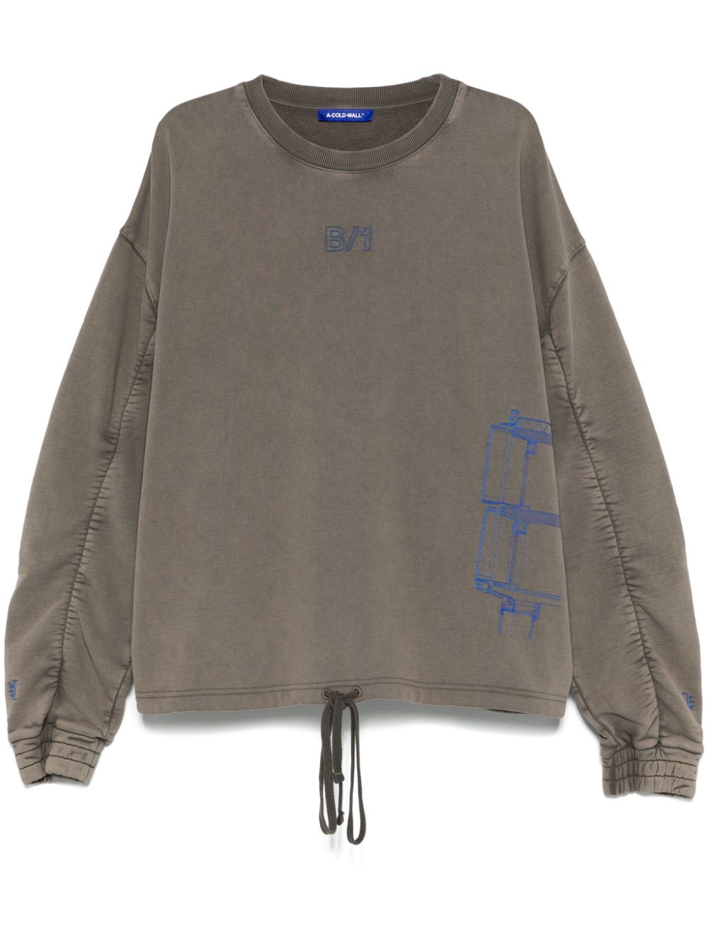 A-COLD-WALL* Shroud sweatshirt - Grey von A-COLD-WALL*