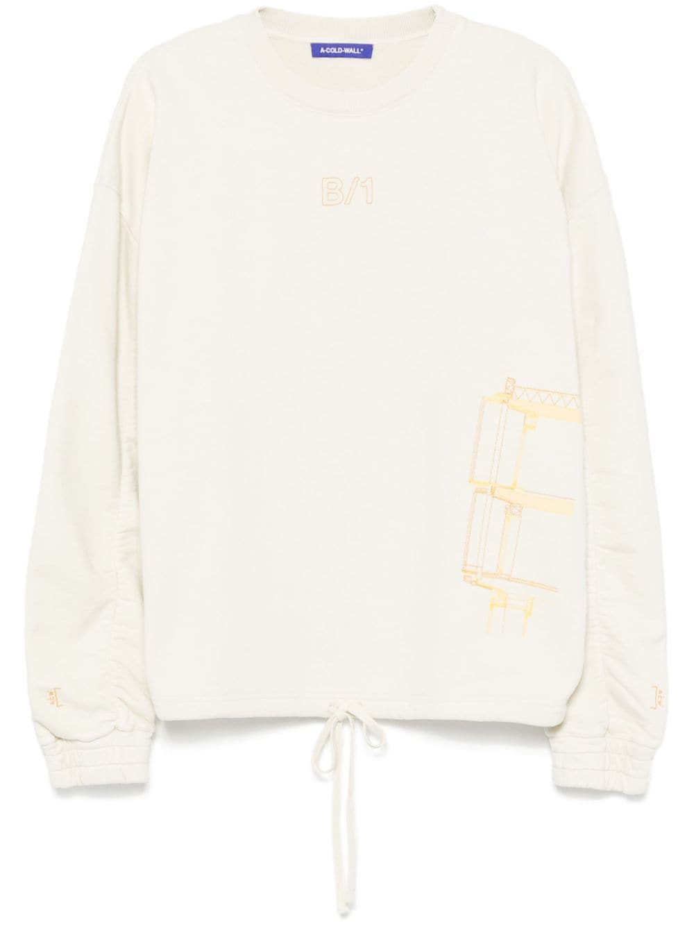 A-COLD-WALL* Shroud sweatshirt - Neutrals von A-COLD-WALL*