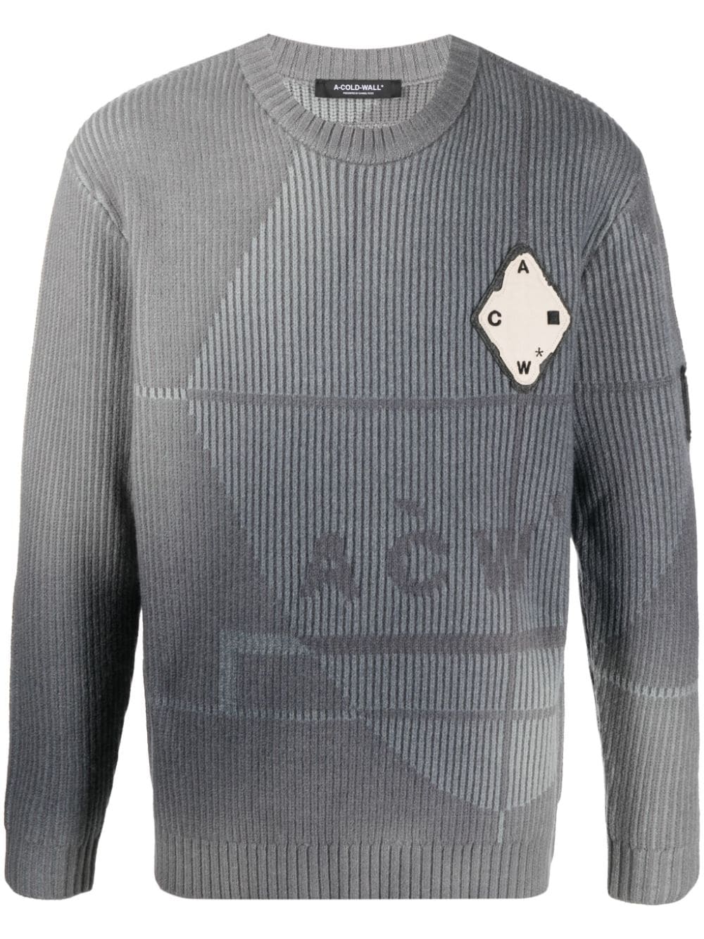 A-COLD-WALL* Spray wool-blend jumper - Grey von A-COLD-WALL*