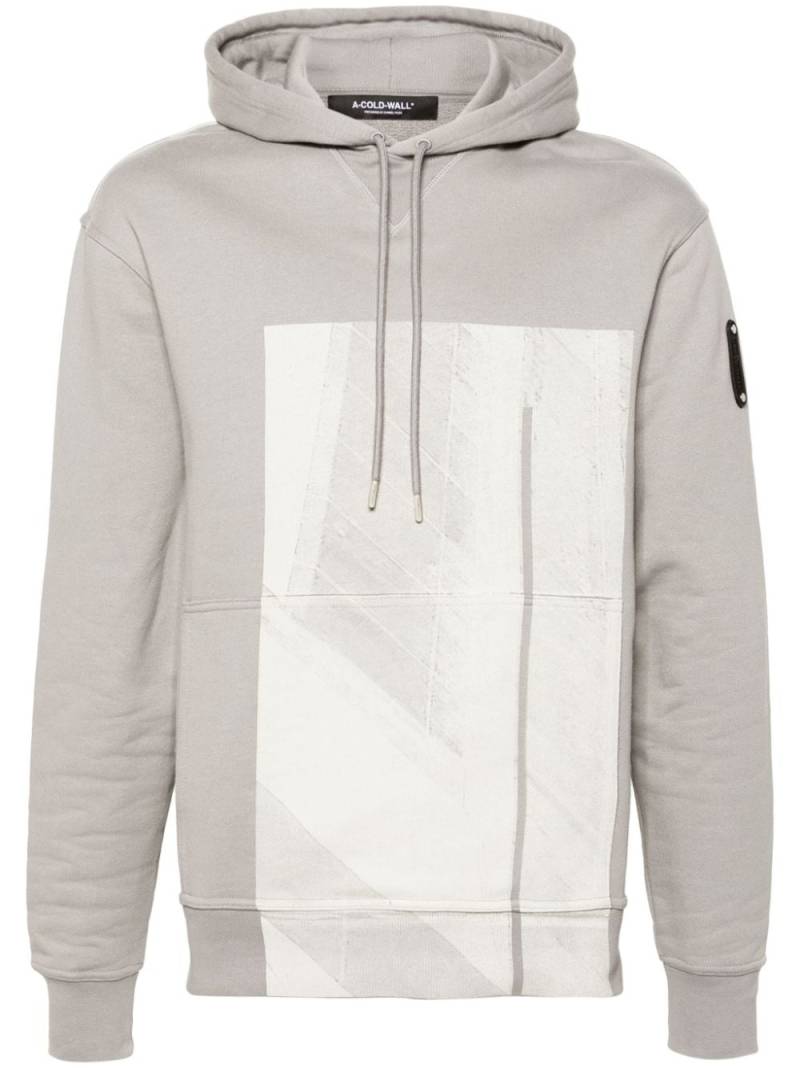 A-COLD-WALL* Strand cotton hoodie - Grey von A-COLD-WALL*