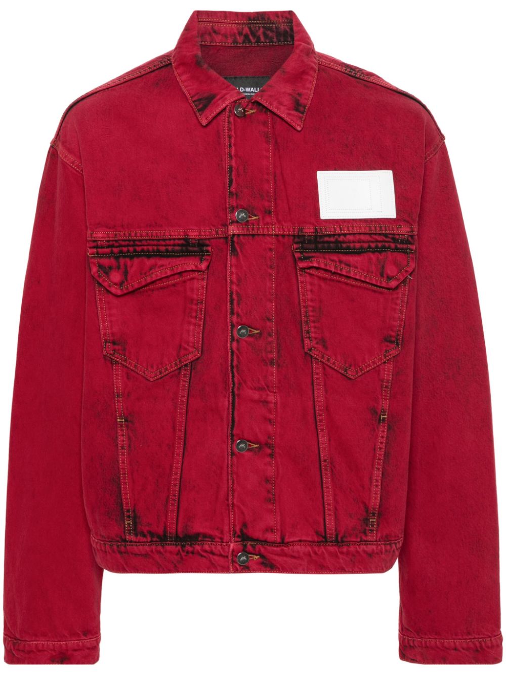 A-COLD-WALL* Strand denim jacket - Red von A-COLD-WALL*