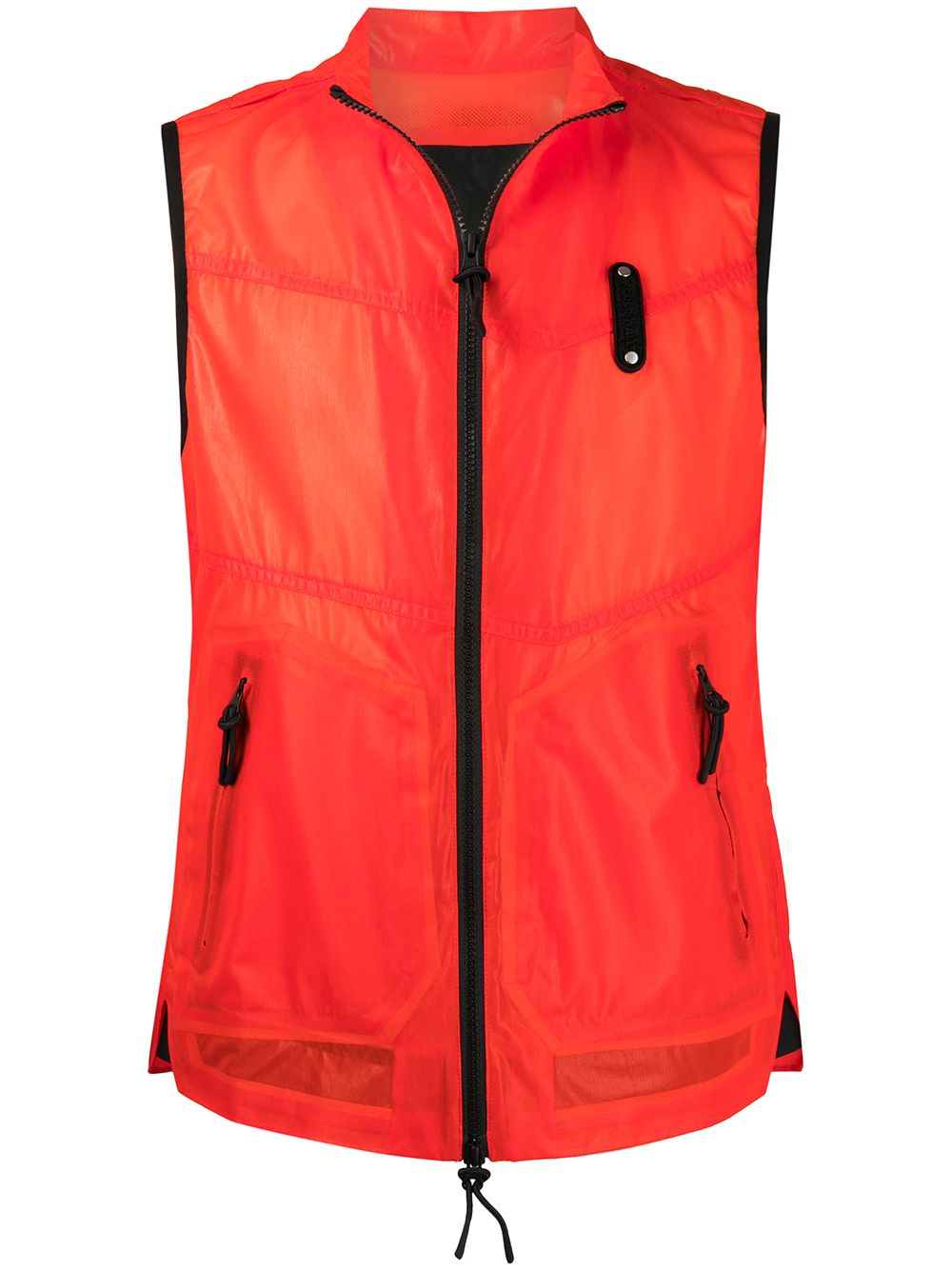 A-COLD-WALL* Trellick two-way zip gilet - Orange von A-COLD-WALL*