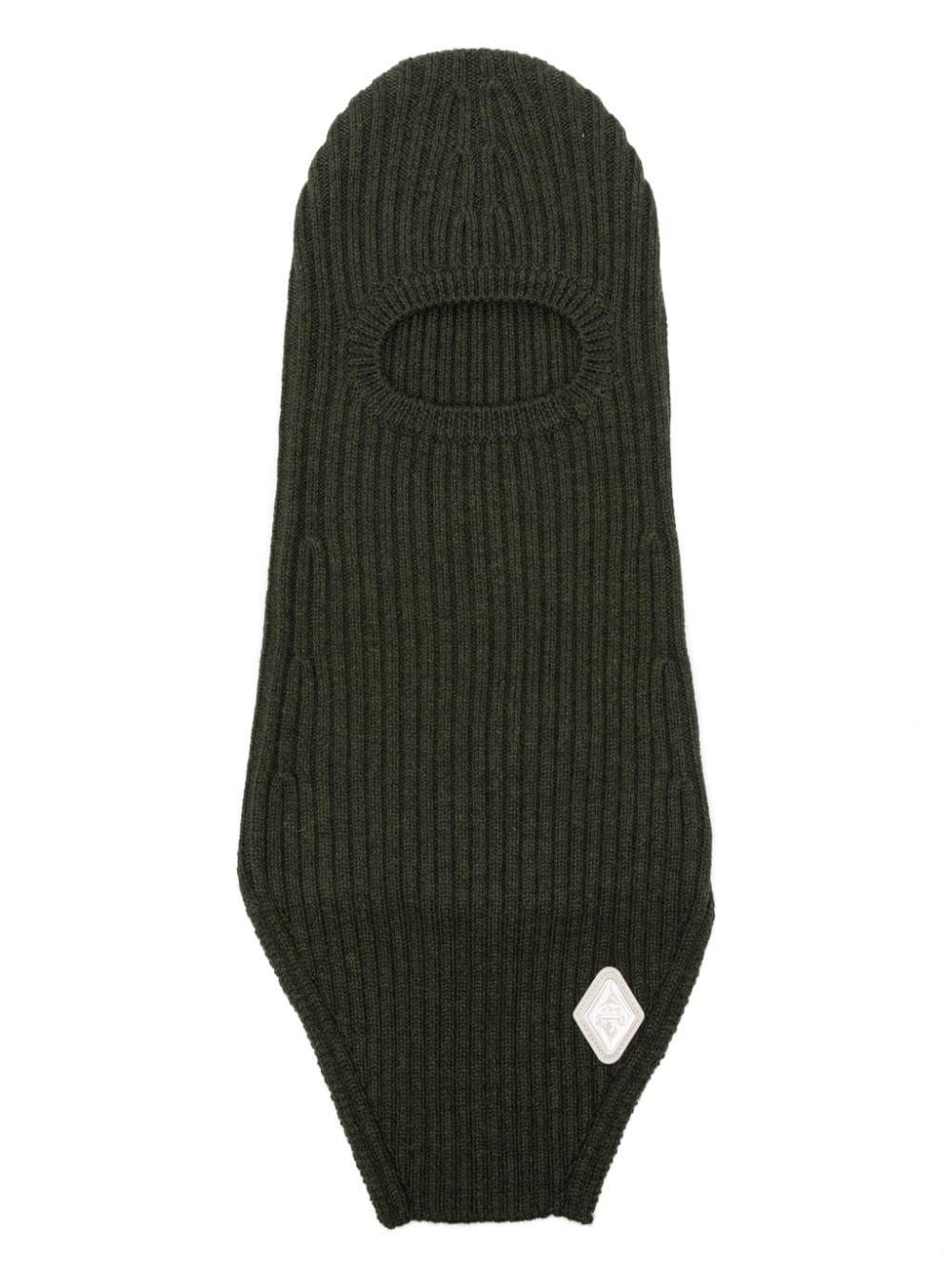 A-COLD-WALL* Windermere ribbed-knit balaclava - Green von A-COLD-WALL*