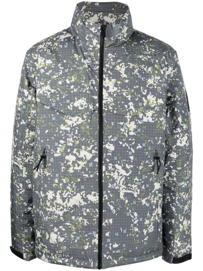 A-COLD-WALL* abstract-print sports jacket - Grey von A-COLD-WALL*