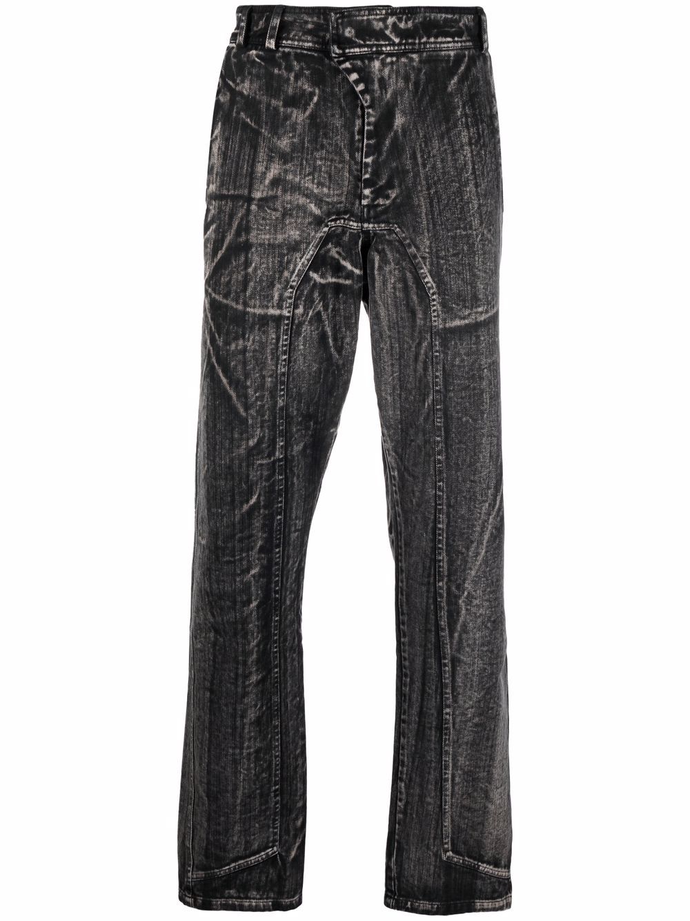 A-COLD-WALL* acid wash straight trousers - Black von A-COLD-WALL*