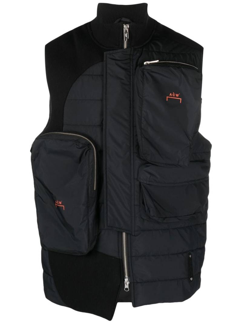 A-COLD-WALL* cargo pockets zipped gilet - Black von A-COLD-WALL*