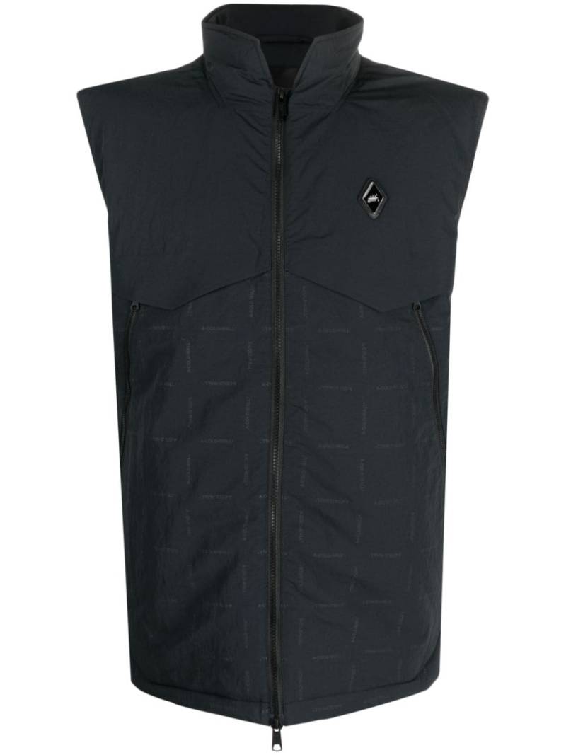 A-COLD-WALL* logo-patch printed gilet - Black von A-COLD-WALL*