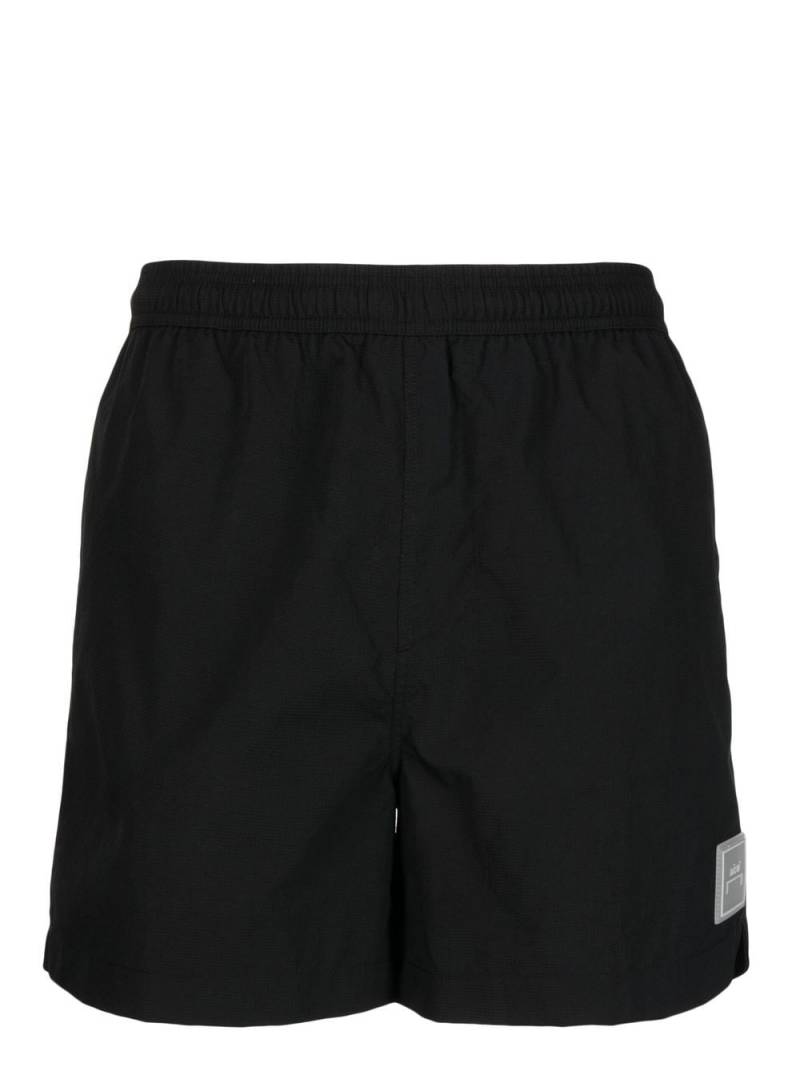 A-COLD-WALL* logo-patch swim shorts - Black von A-COLD-WALL*