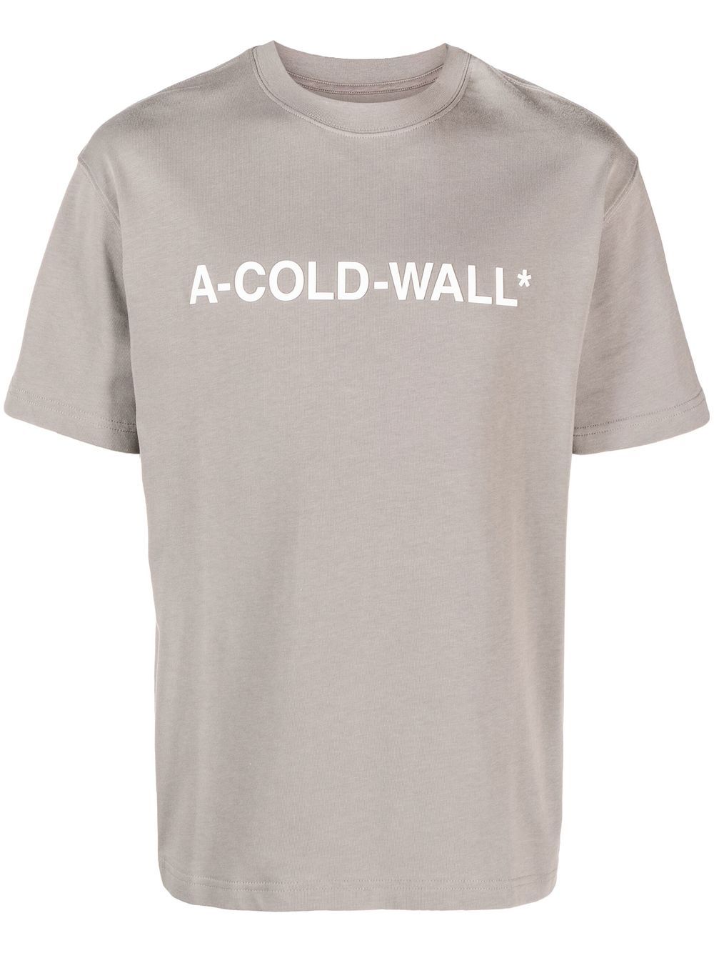 A-COLD-WALL* logo-print cotton T-shirt - Grey von A-COLD-WALL*