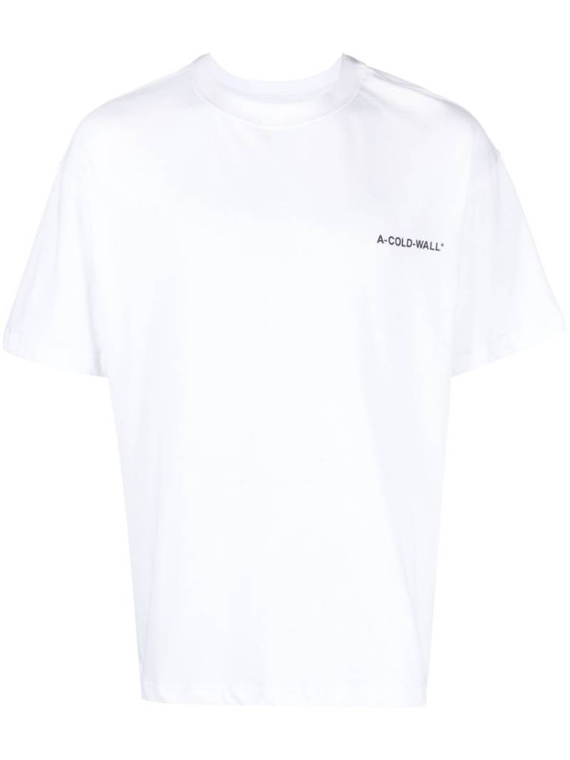 A-COLD-WALL* logo-print cotton T-shirt - White von A-COLD-WALL*