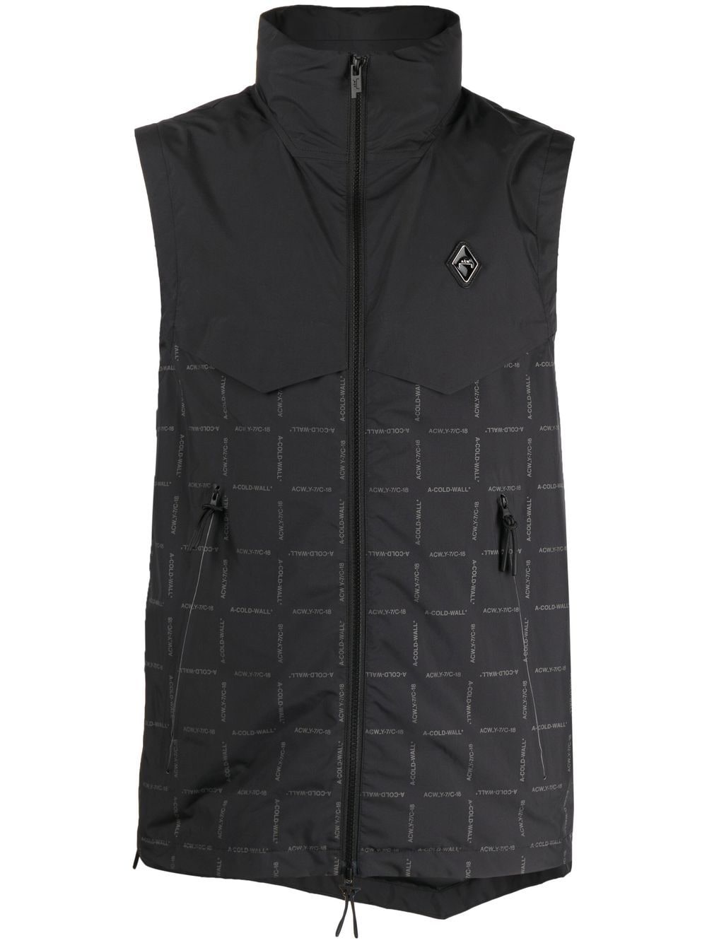 A-COLD-WALL* logo-print gilet - Black von A-COLD-WALL*