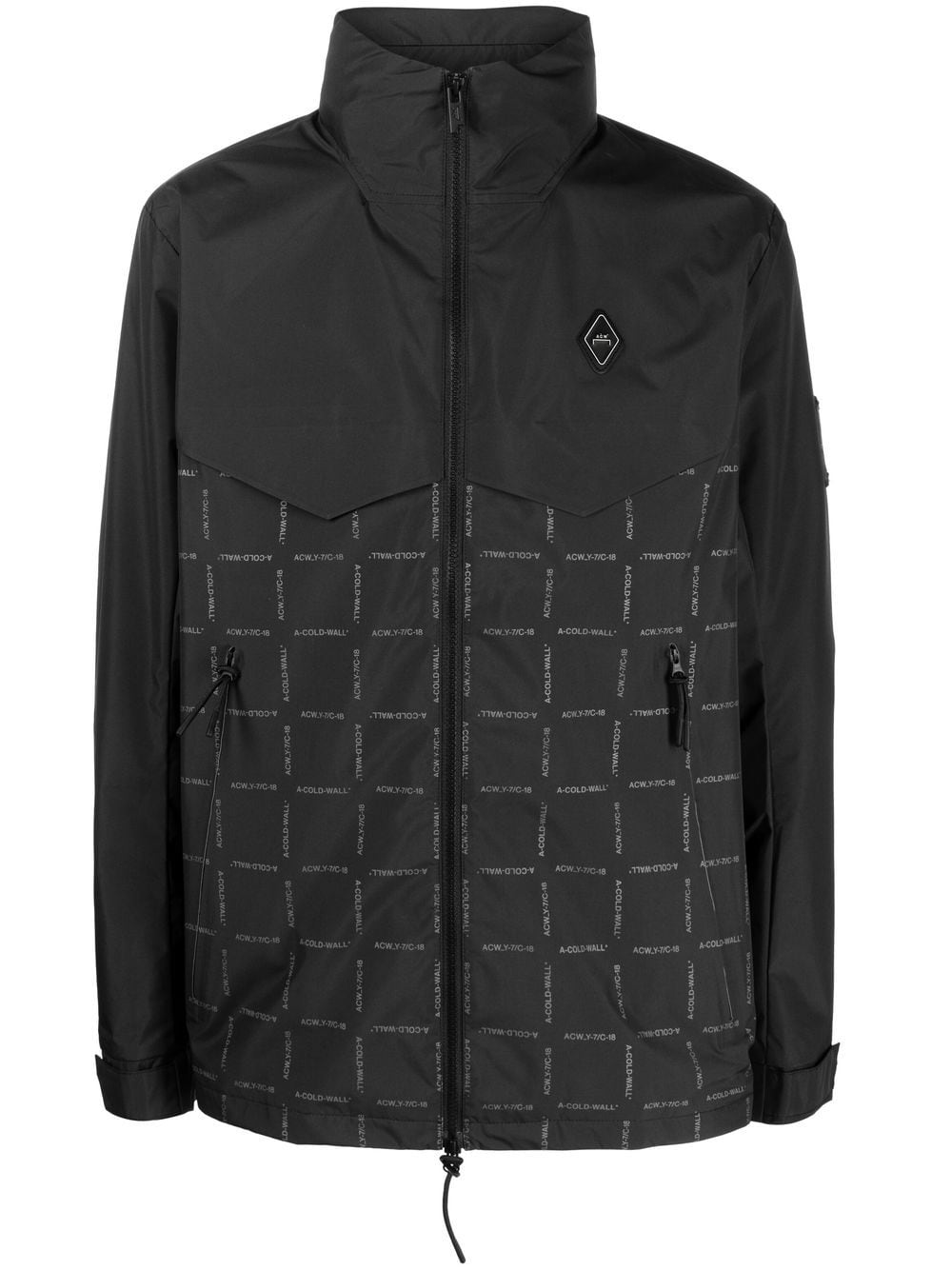 A-COLD-WALL* logo-print jacket - Black von A-COLD-WALL*