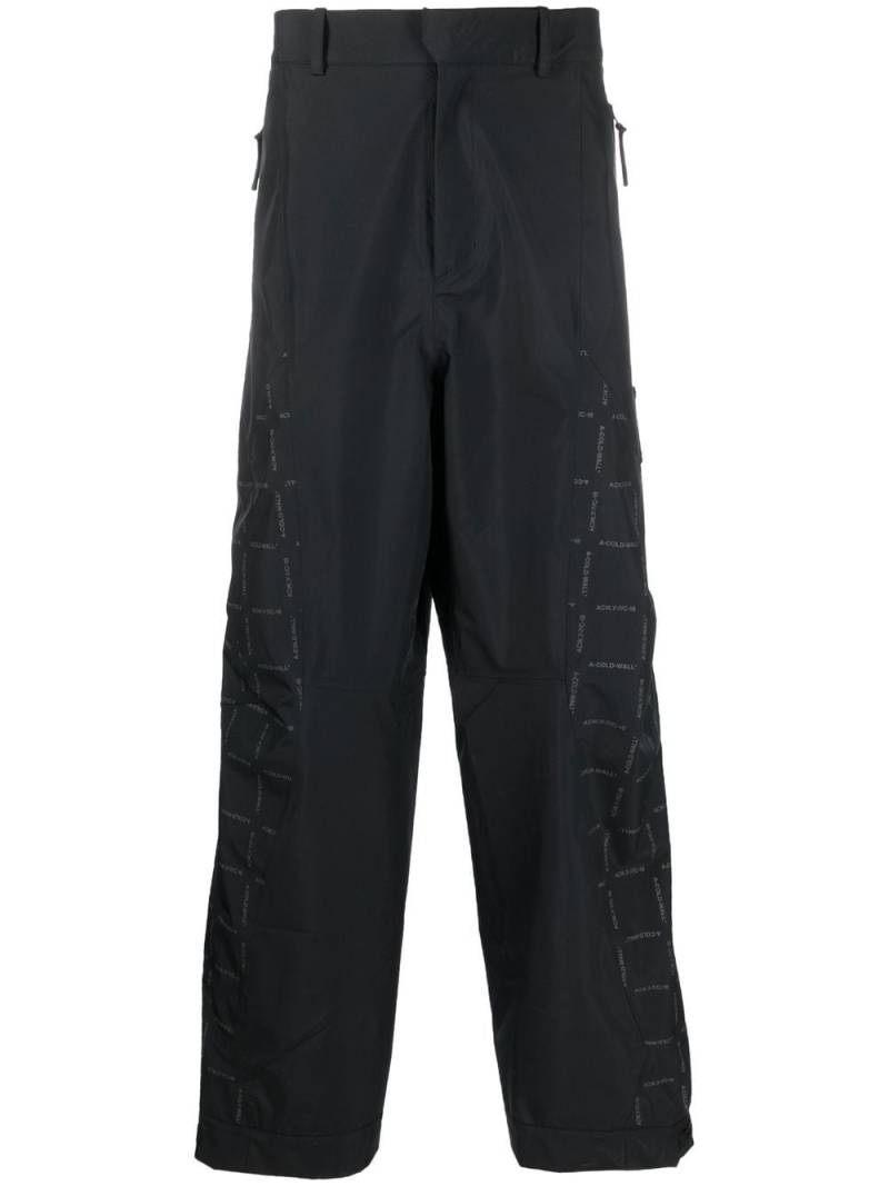 A-COLD-WALL* Grisdale Storm straight-leg trousers - Black von A-COLD-WALL*