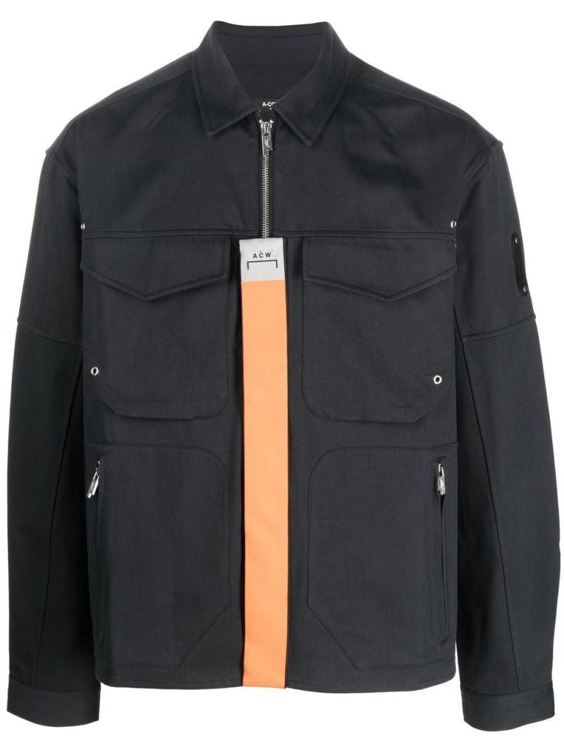 A-COLD-WALL* Stria shirt jacket - Black von A-COLD-WALL*