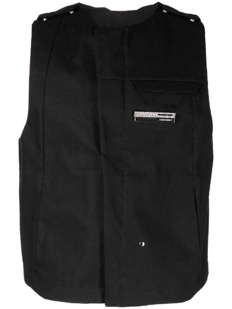 A-COLD-WALL* paneled gilet - Black von A-COLD-WALL*