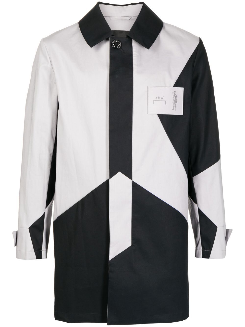 A-COLD-WALL* geometric panelled jacket - Grey von A-COLD-WALL*