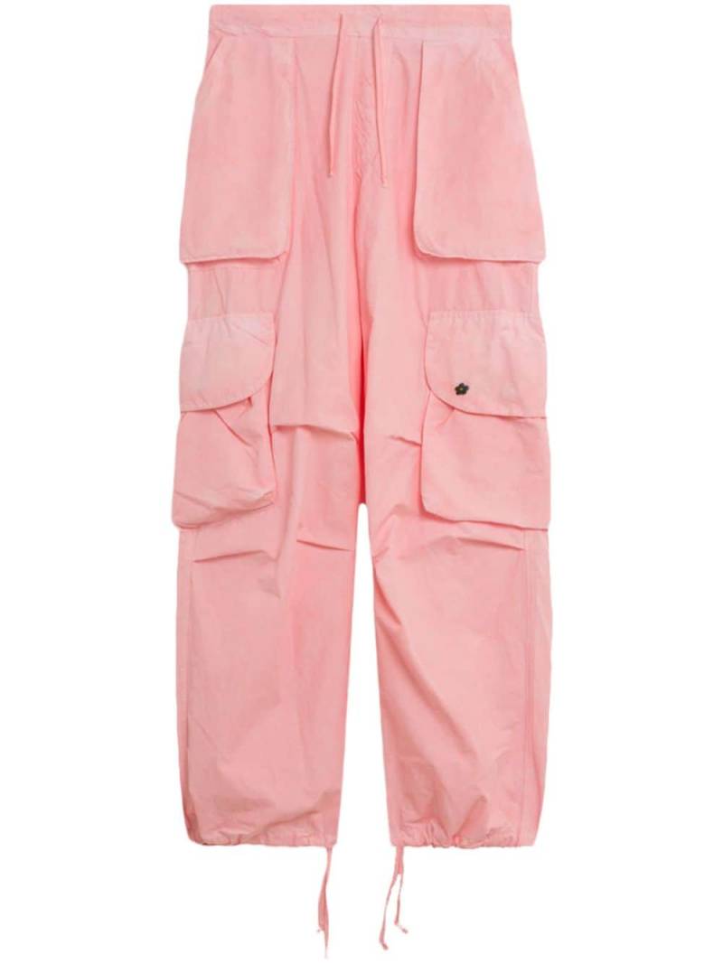 A Paper Kid Logo-patch cargo trousers - Pink von A Paper Kid