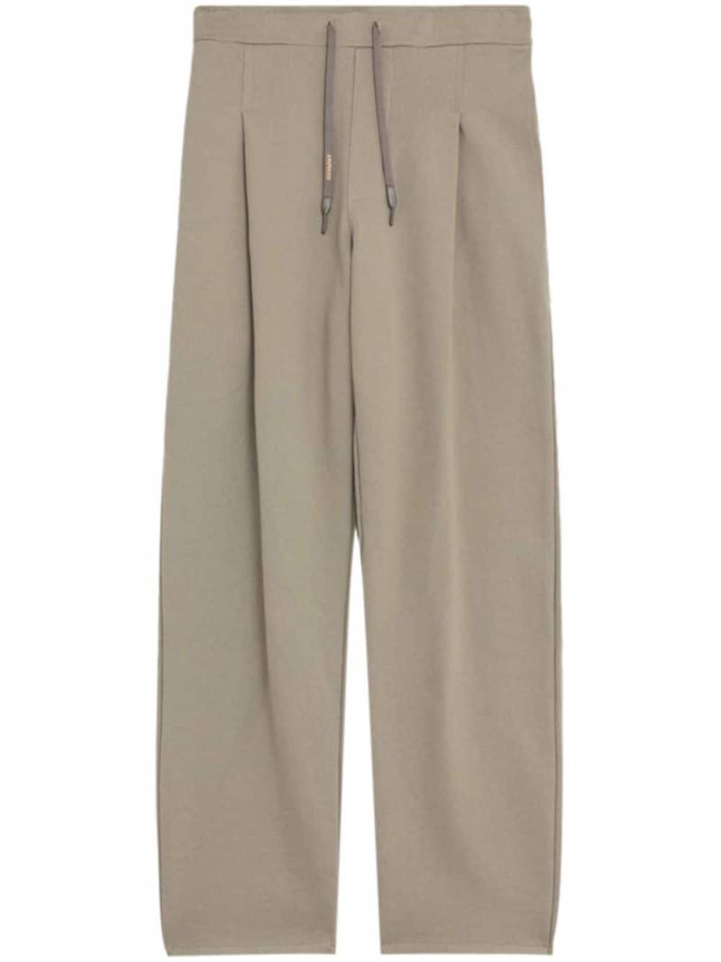 A Paper Kid Logo-patch trousers - Grey von A Paper Kid