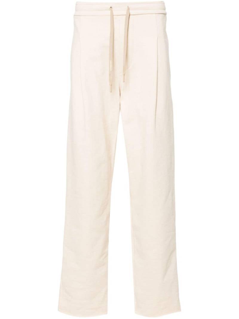 A Paper Kid logo-patch track pants - Neutrals von A Paper Kid