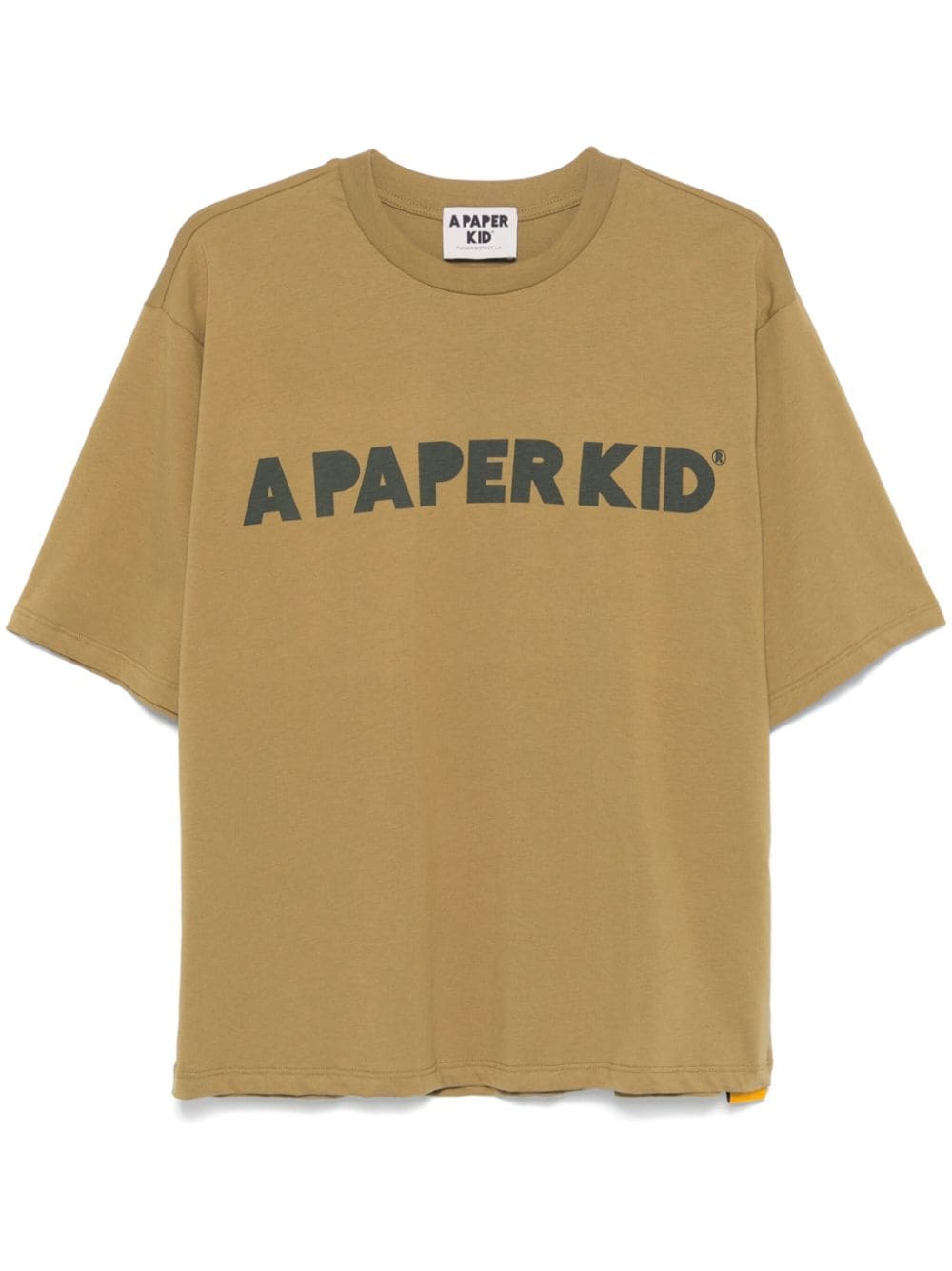 A Paper Kid logo-print T-shirt - Green von A Paper Kid