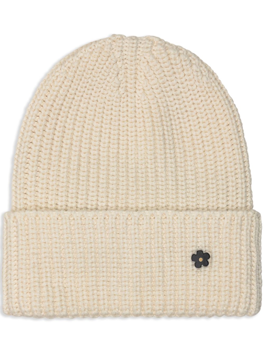 A Paper Kid ribbed-knit beanie - Neutrals von A Paper Kid