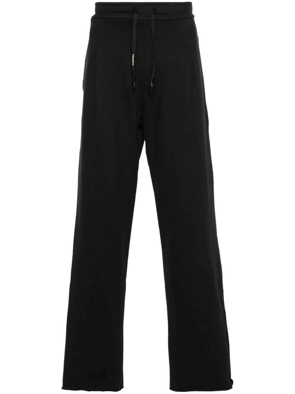 A Paper Kid straight-leg cotton track pants - Black von A Paper Kid